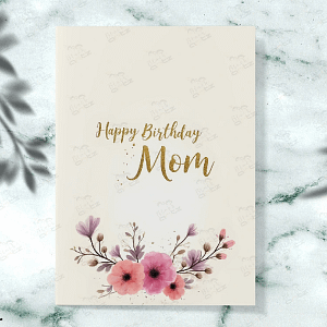 BIRTHDAY CARD FOR MOM