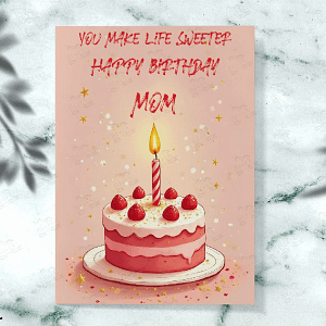 BIRTHDAY CARD FOR MOM